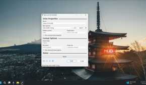 Rufus open on a Windows 11 desktop with the tails OS img selected