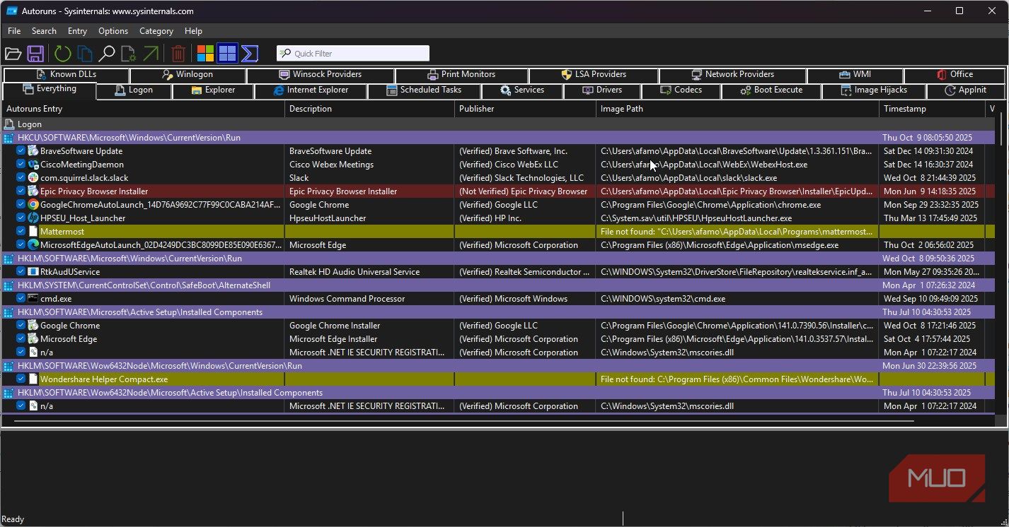 Windows Task Manager's startup app list lies — this is the real place ...