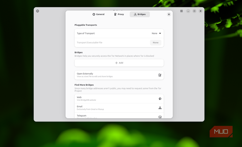 Setting bridges to bypass restrictions on Carburetor