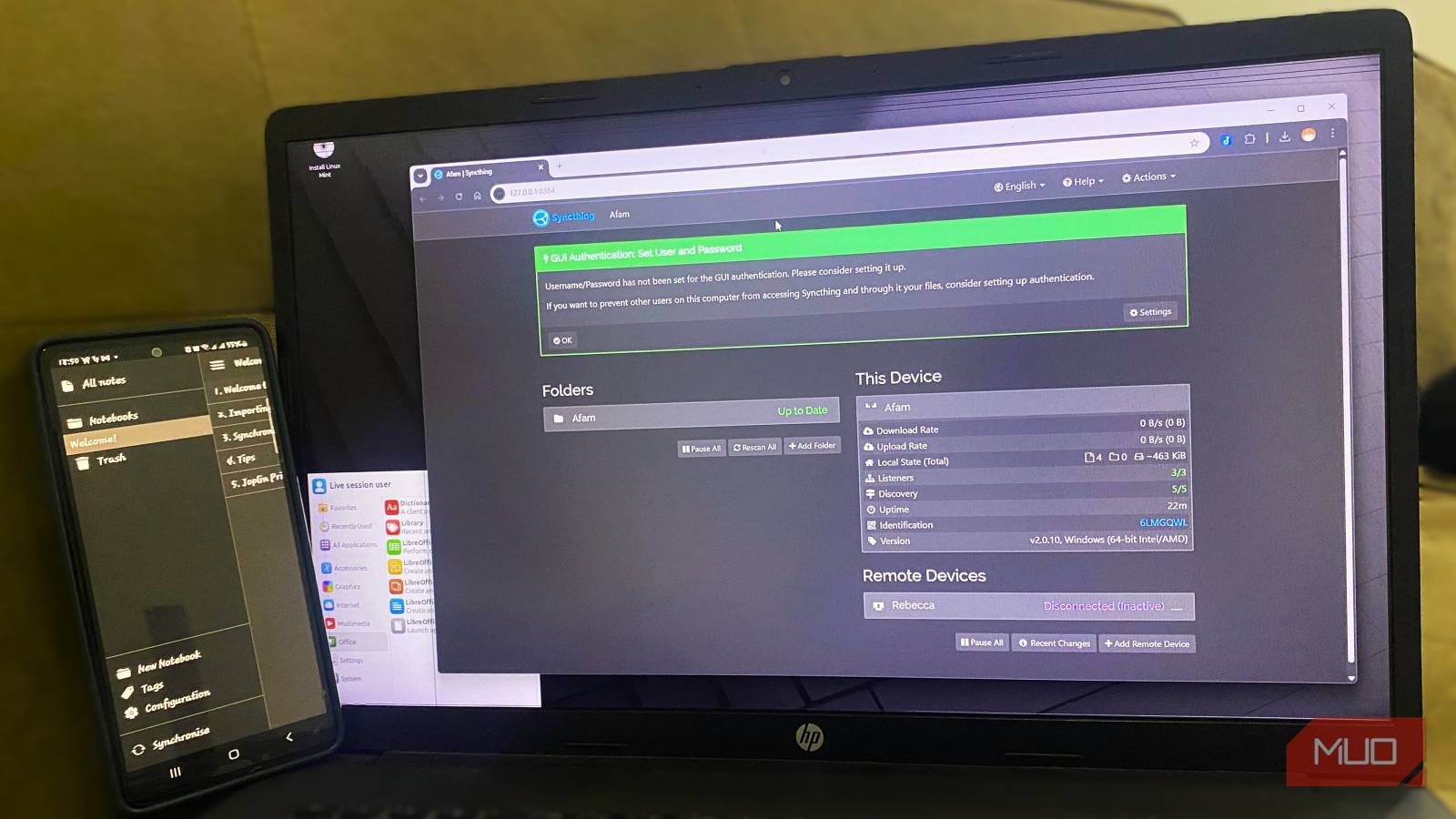Syncthing and Joplin apps as open source options
