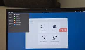 Tails OS Apps showing Libre office suite on a HP laptop