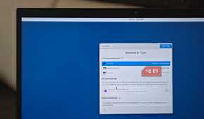 Tails OS showing persistant storage option on a HP laptop