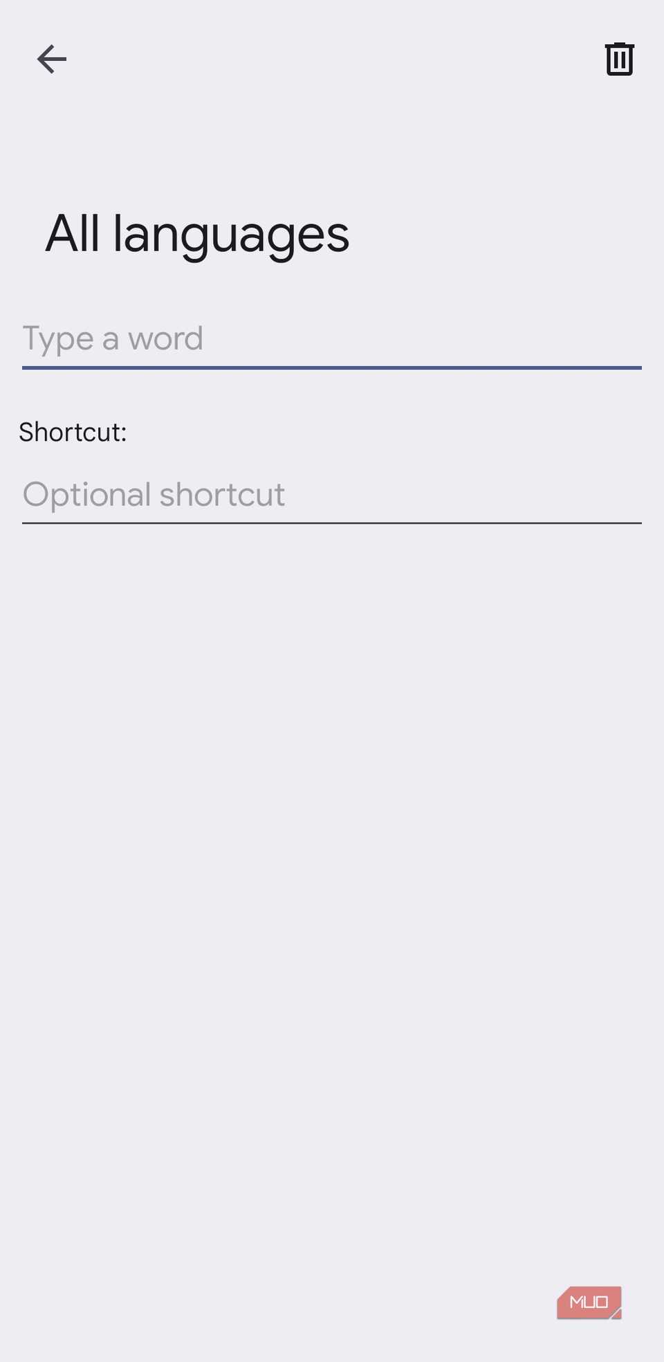 Text expansion feature in Gboard
