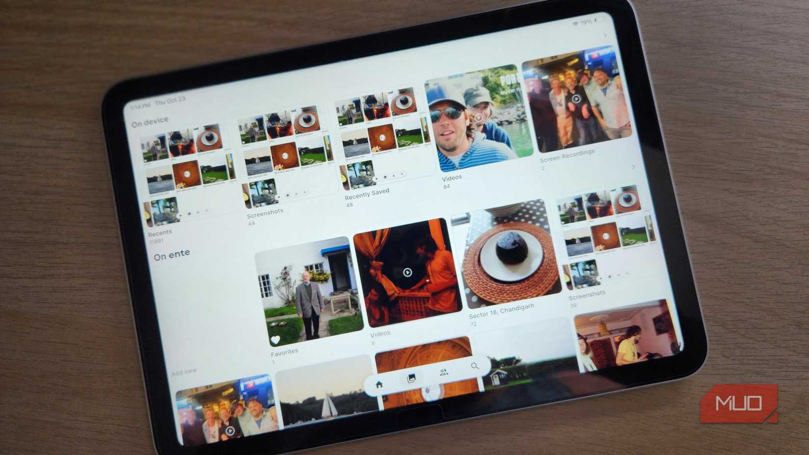 The Ente app interface.