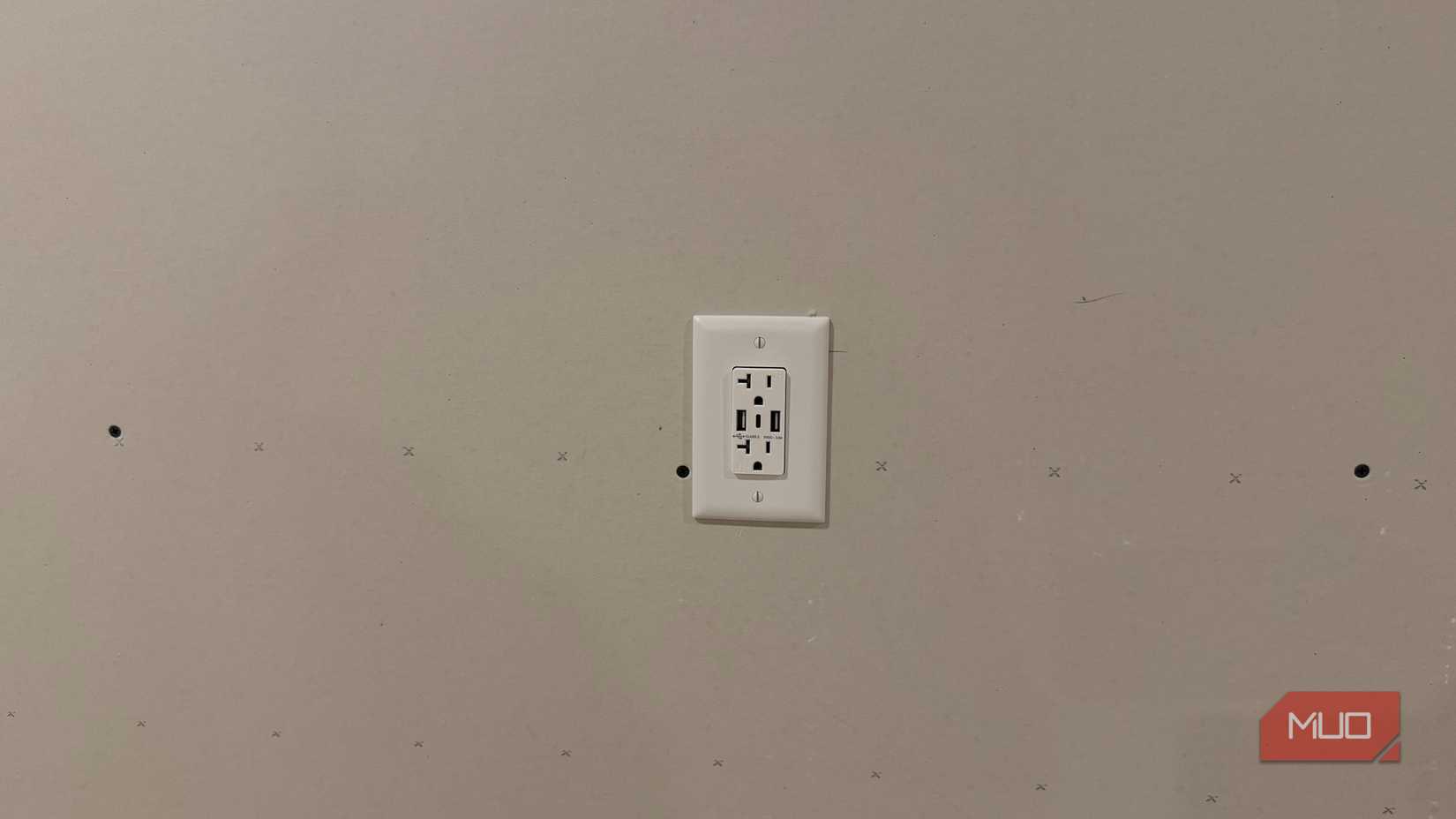 topgreener usb outlet in unfinished wall at counter height