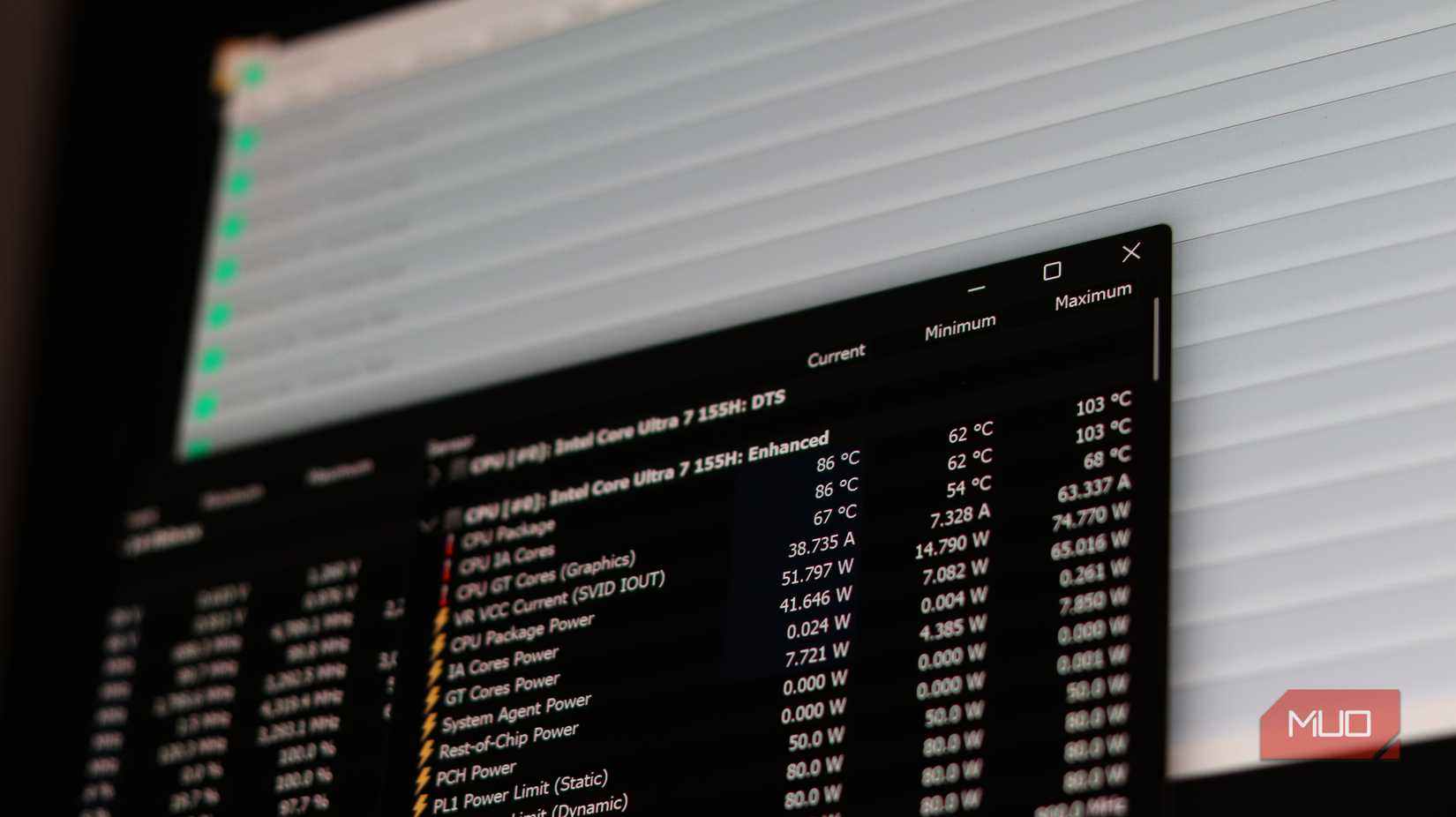 Torture test running on gaming laptop.