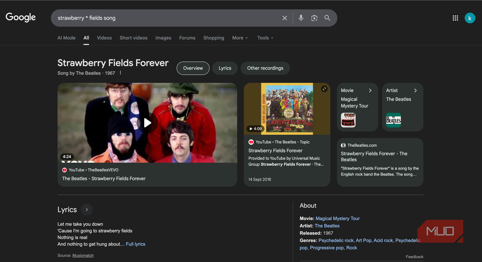 Using Google Search operators