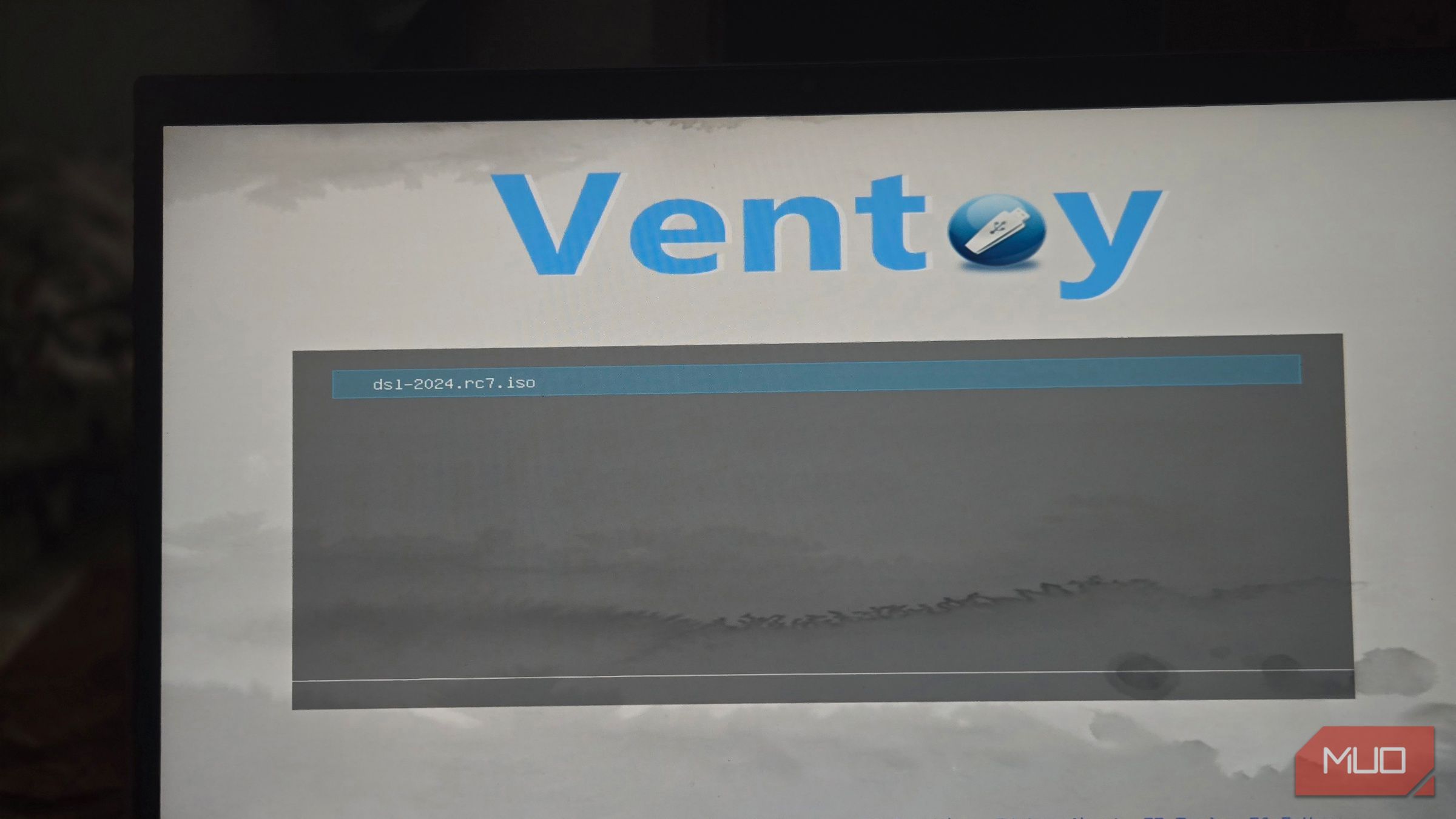 Ventoy boot menu (1)