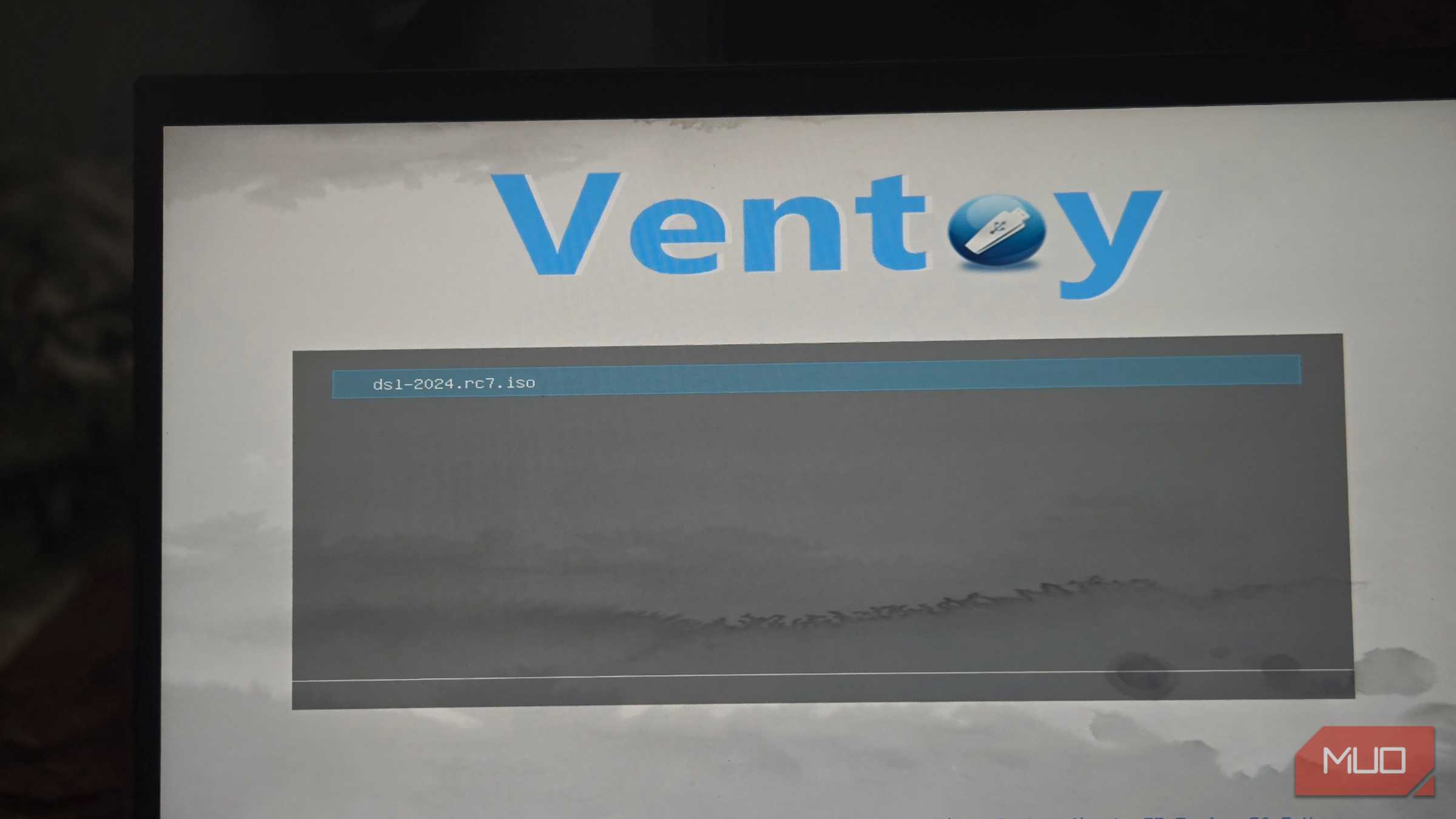 Ventoy boot menu (1)