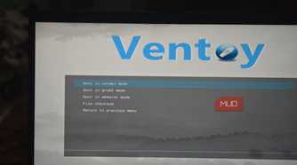 Ventoy boot menu (2)
