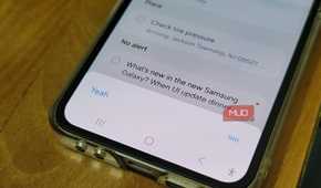 Voice button acitve on the Reminder app on Z Flip 6