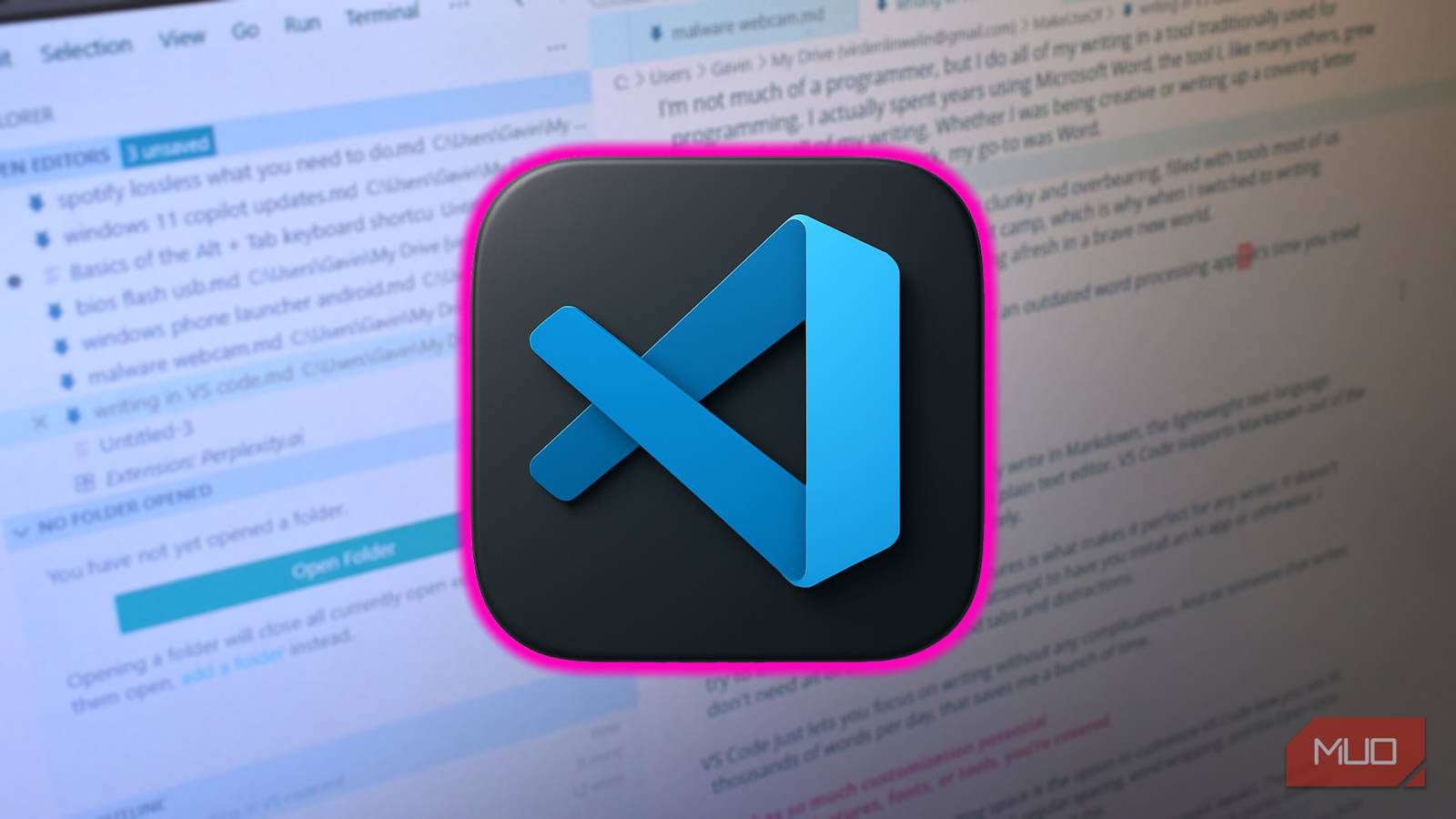 VSCode is the perfect writing app and you can't convince me otherwise