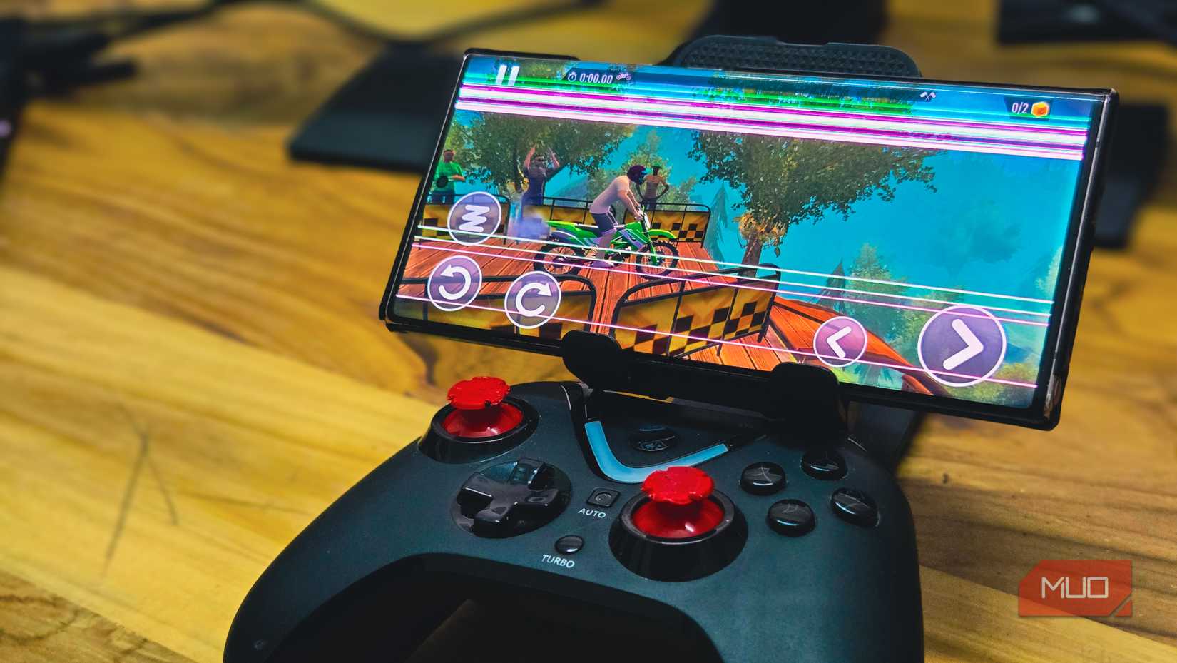 Xtreme rally game running on a galaxy note 20 ultra 
