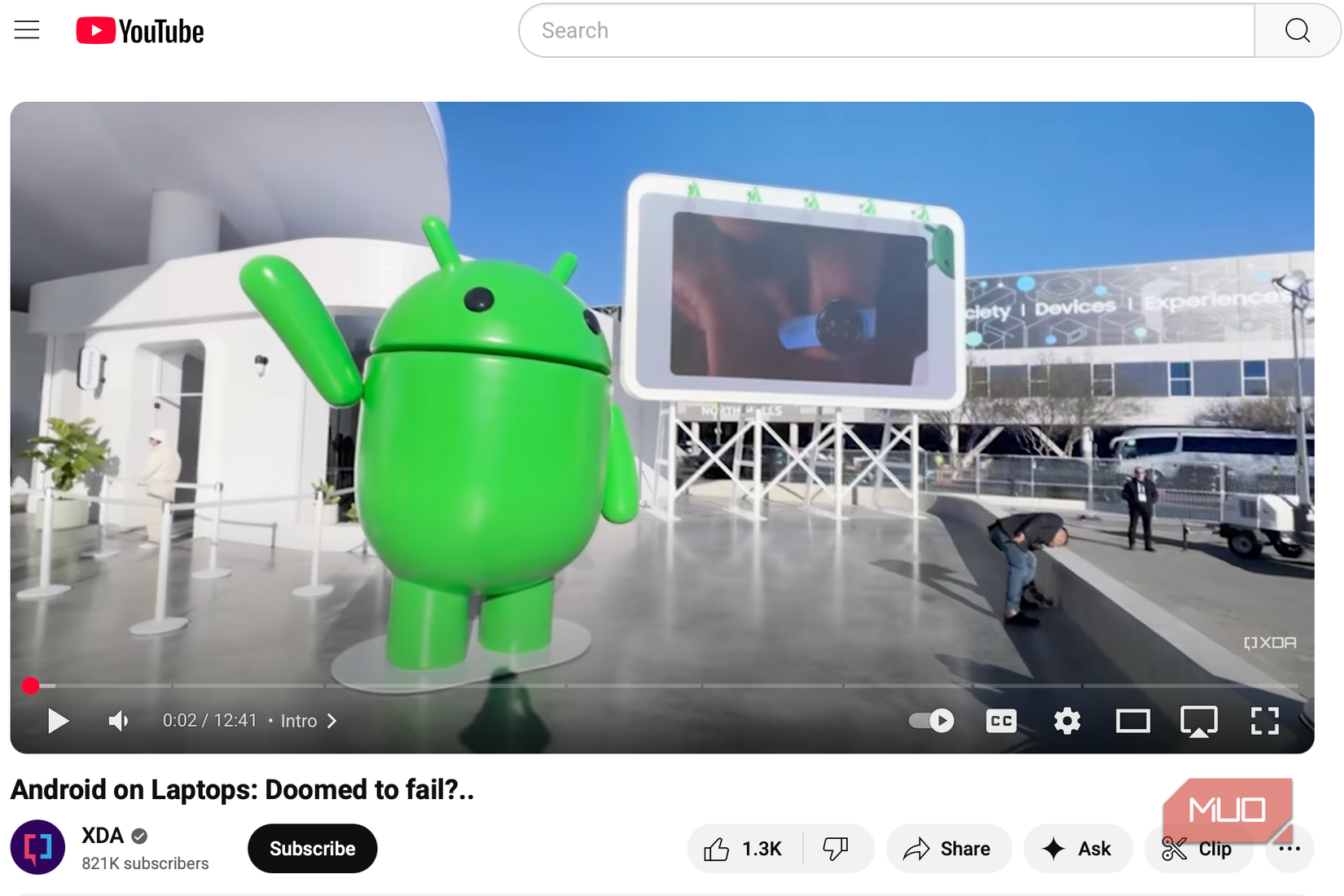 The way YouTube videos looked before the October 2025 update