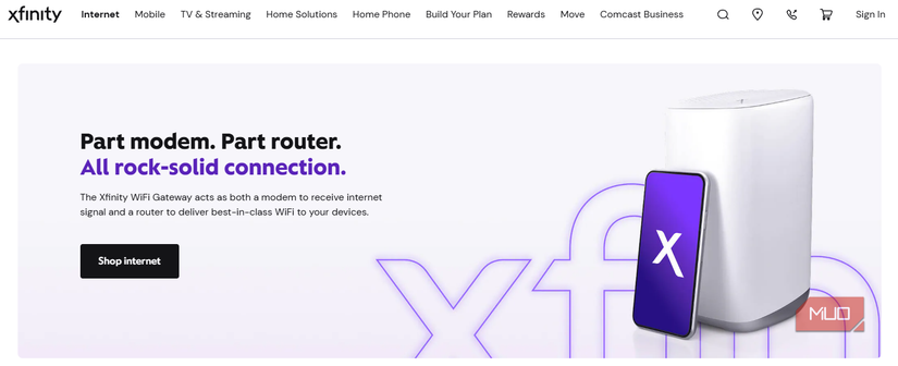 Xfinity Modem Router Page