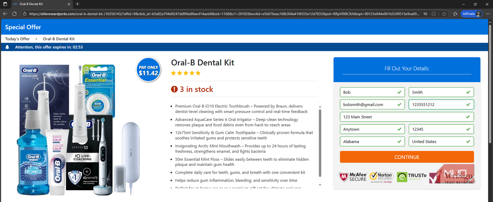 05 Oral B Scam Giveaway