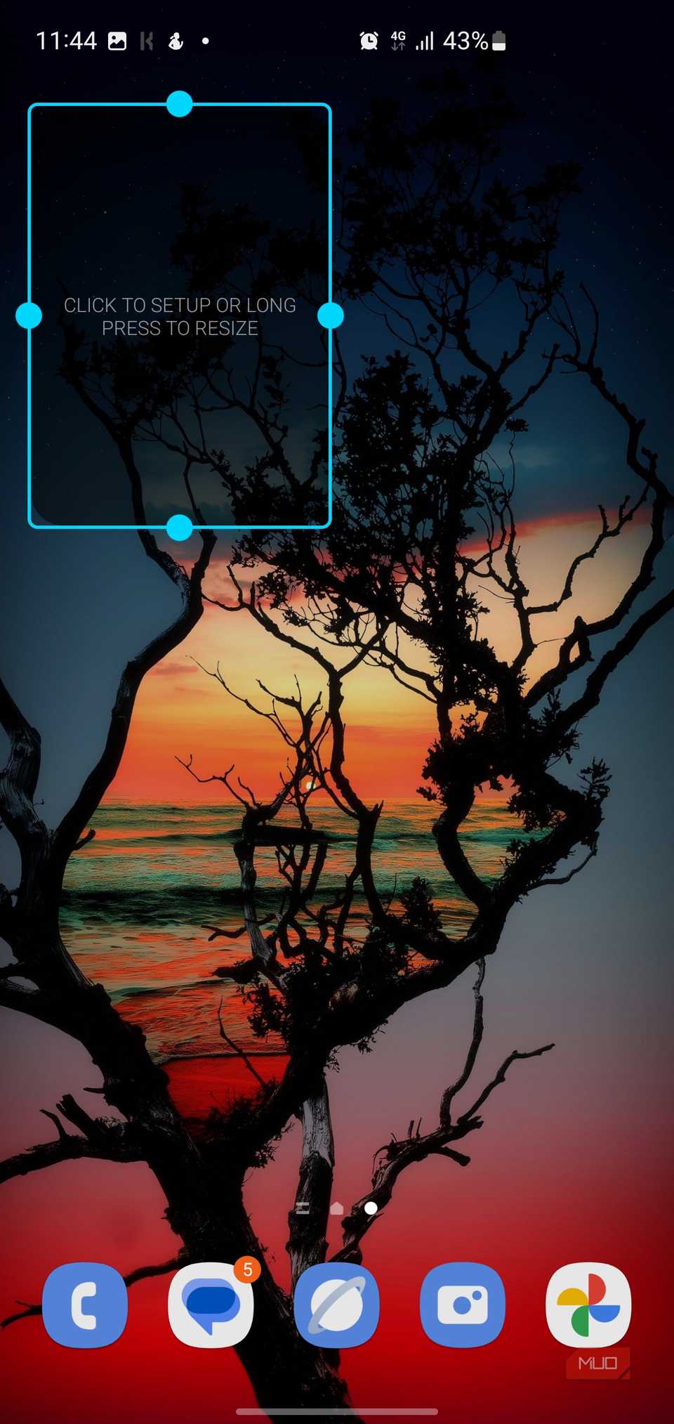 Android Empty Home Screen I turned my Android home screen into a personal dashboard with this ...