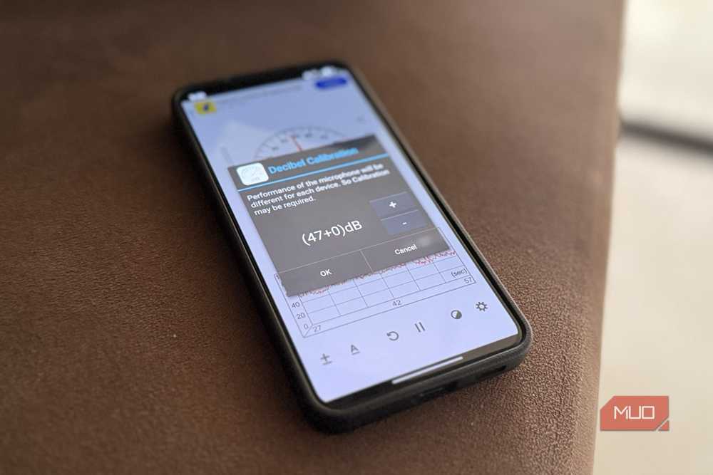 Измерение уровня шума с помощью приложения Sound Meter на Android