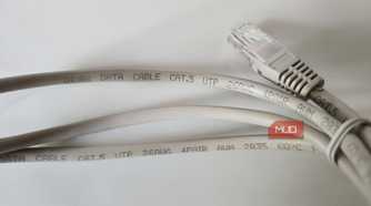 Cat5 gray Ethernet cable