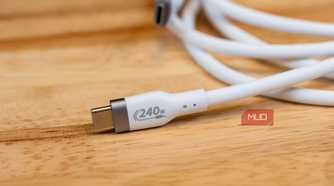 Close up of the HYPER HyperJuice 240W Silicone USB-C to USB-C Cable