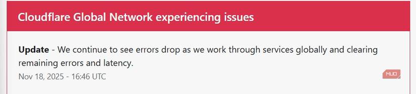 cloudflare error update november 2025.
