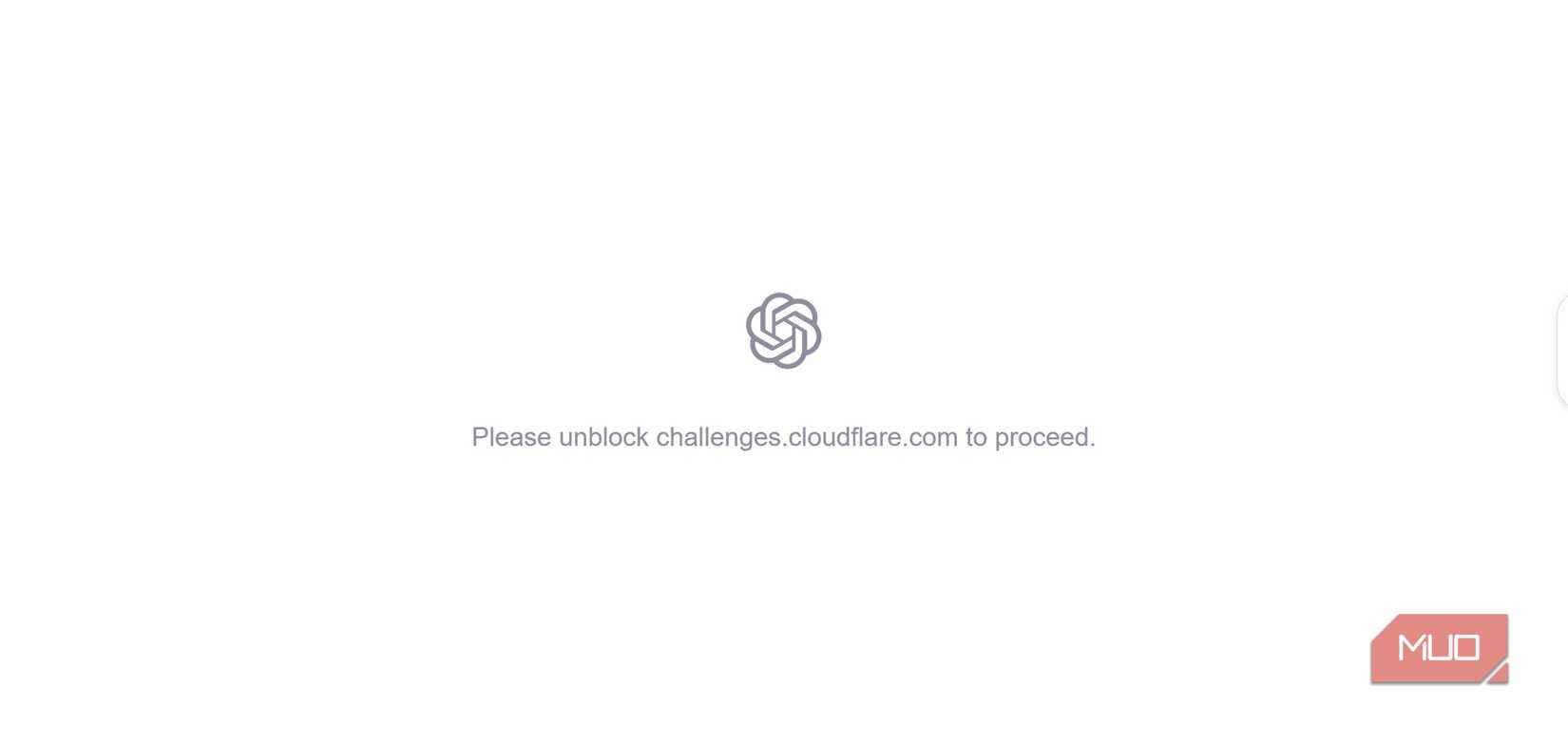 cloudflare outage error message chatgpt.