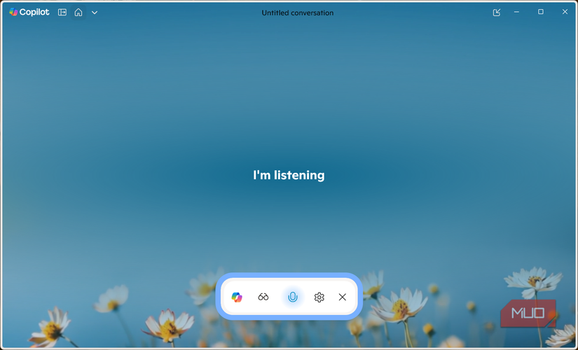 Copilot AI Voice mode.