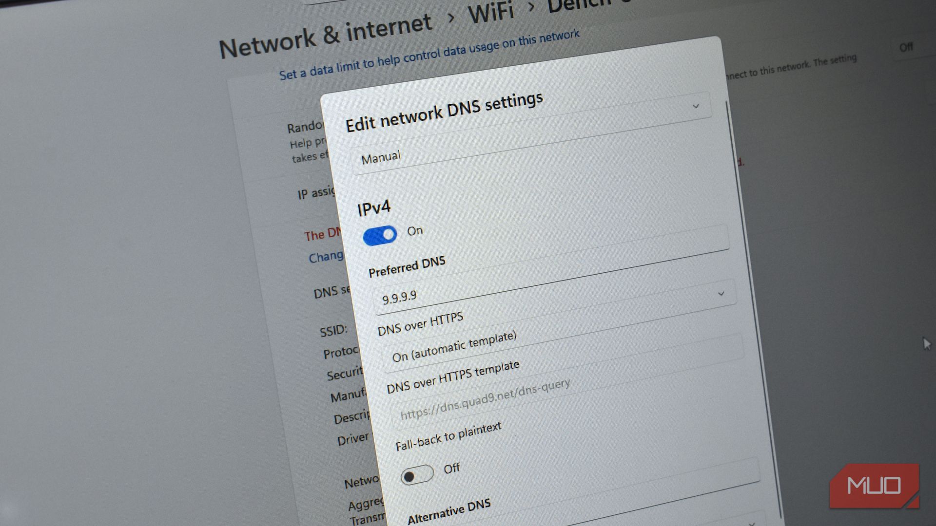 dns over https on windows 11 settings.
