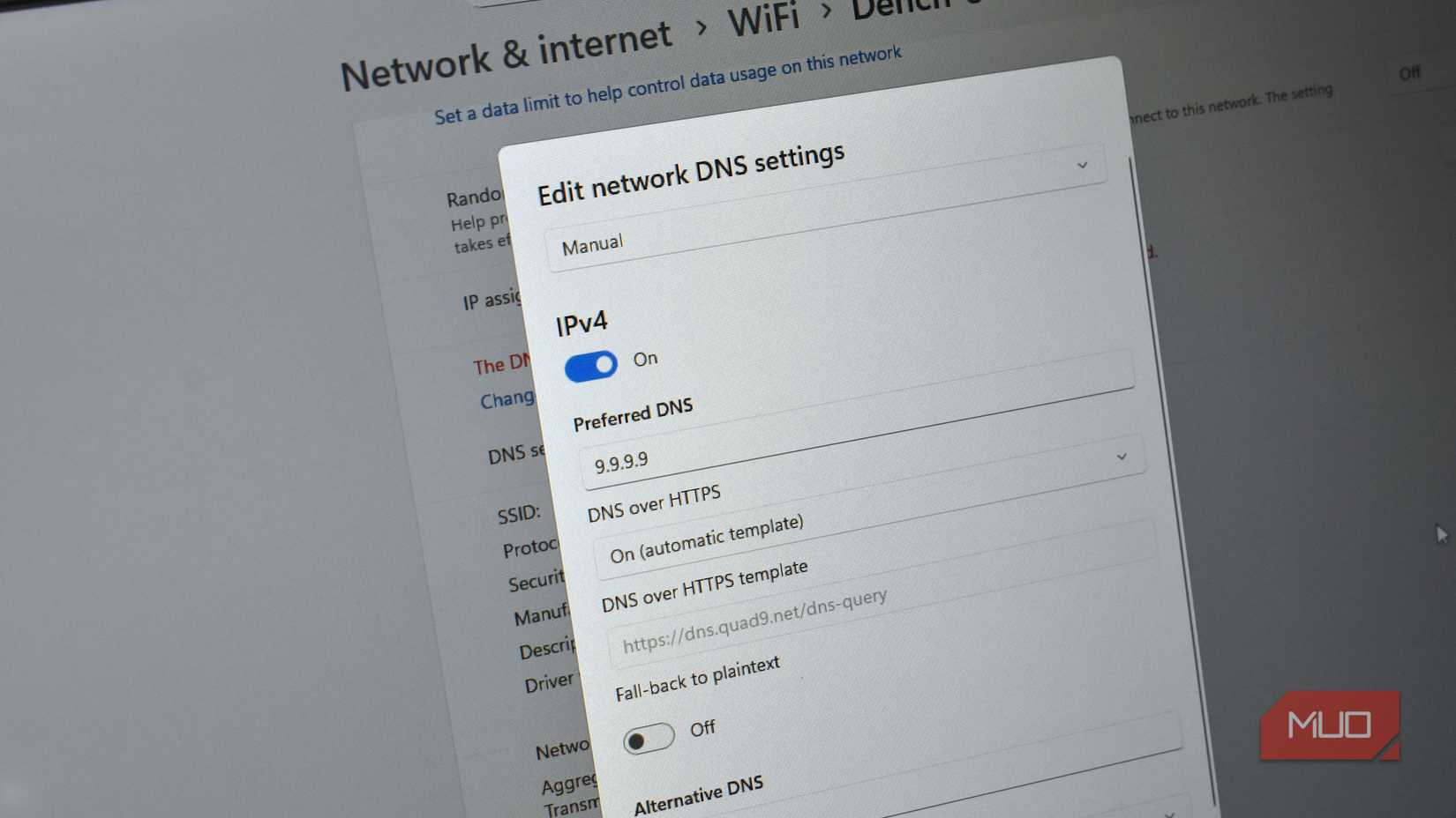 dns over https on windows 11 settings.