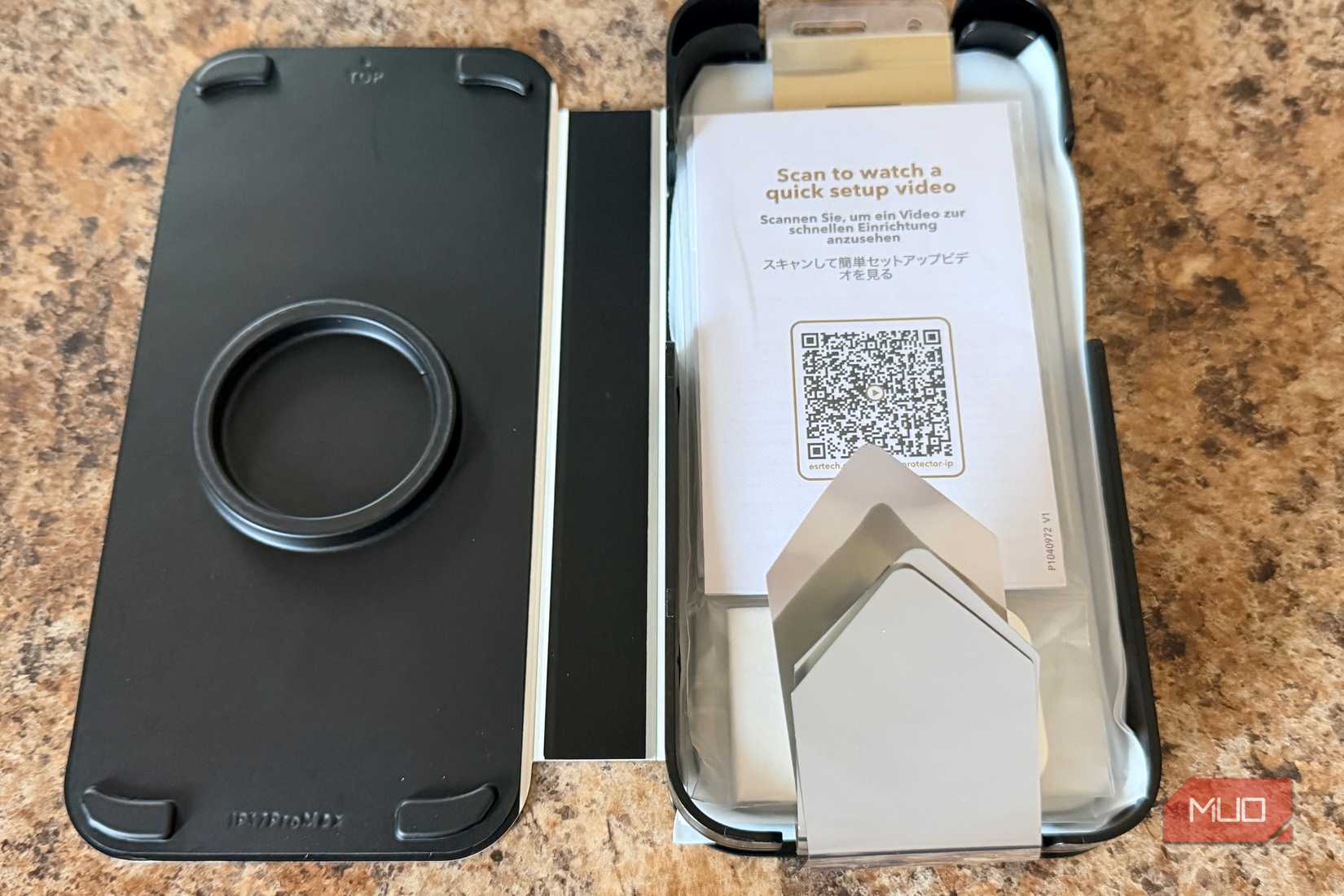 ESR Ultrafit Armorite Pro Screen Protector applicator.