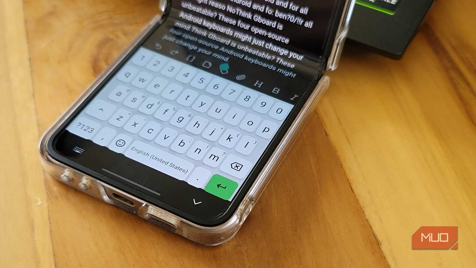 FlorisBoard open in samsung Galaxy Z Flip 6 