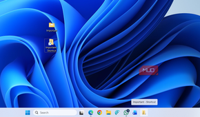 Folder pinned to Windows 11 taskbar