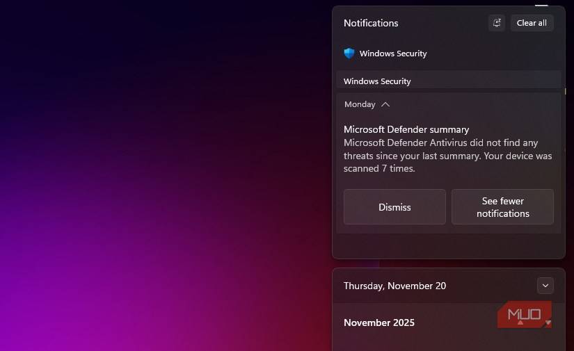 Microsoft Defender vunerability summary