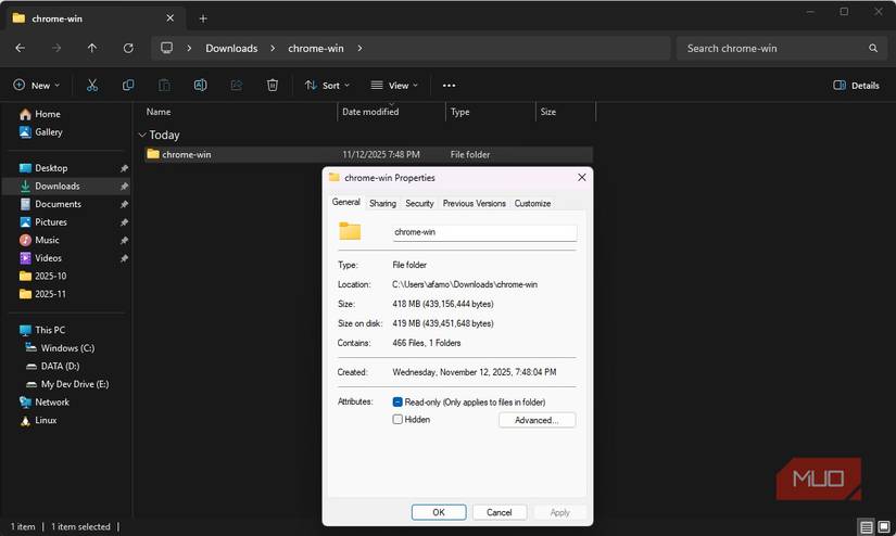 Minimal download size for Cromite