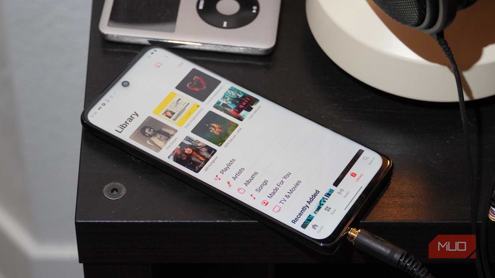 Apple Music running on a Moto G Stylus 2023.