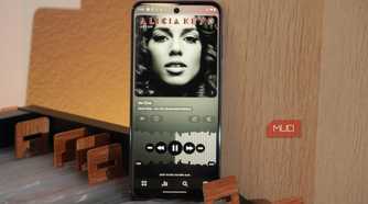 Poweramp running on the Moto G Stylus 2023.