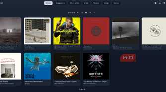 Music collection in Jellyfin