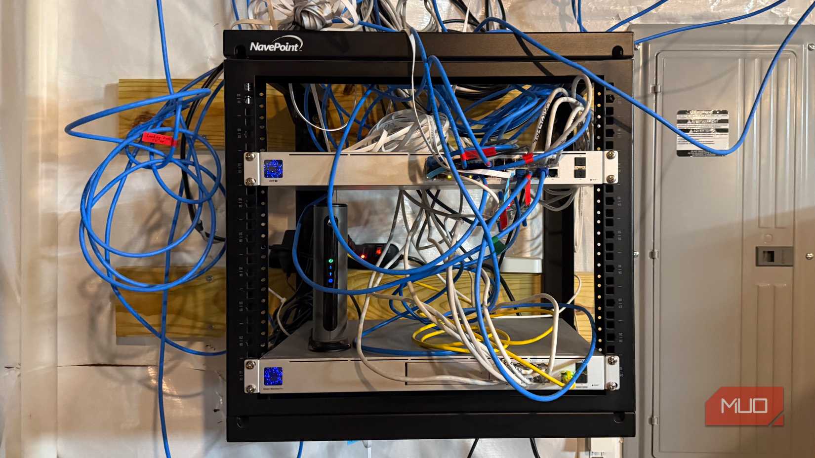 Messsy Switch Rack 3 networking tools from Home Depot that will fix your home's messy ...