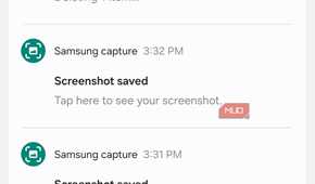 Notification history menu on Android phone