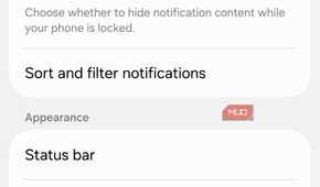 Notification settings on Android phone