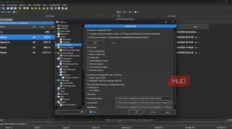 Options configuration on Double Commander