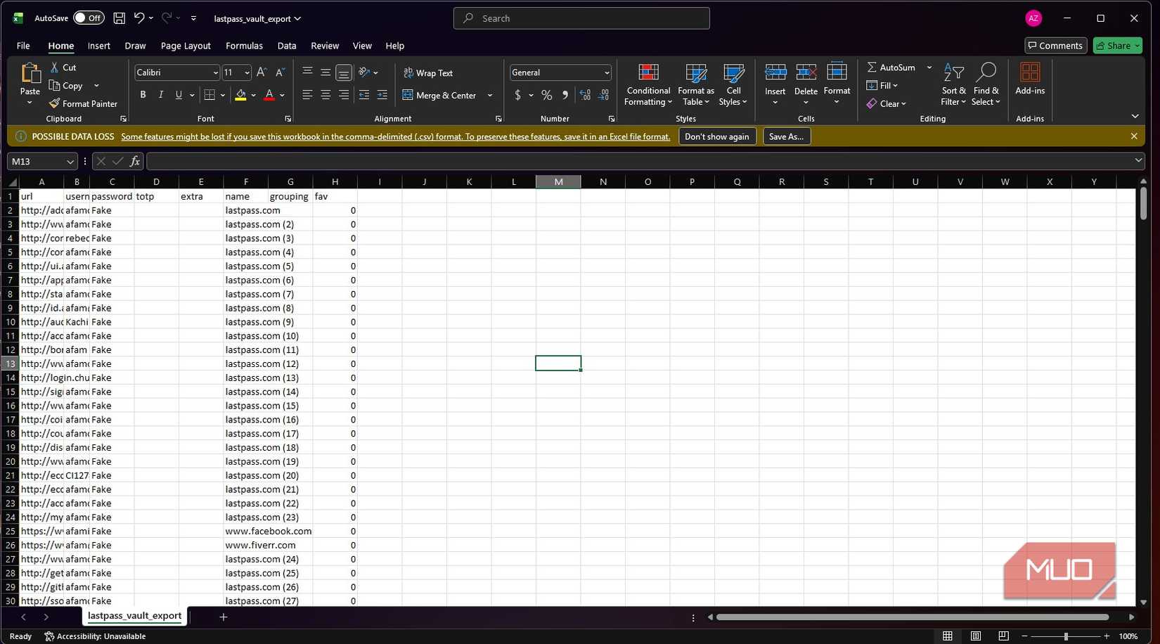 Password archive to immport into Aegis