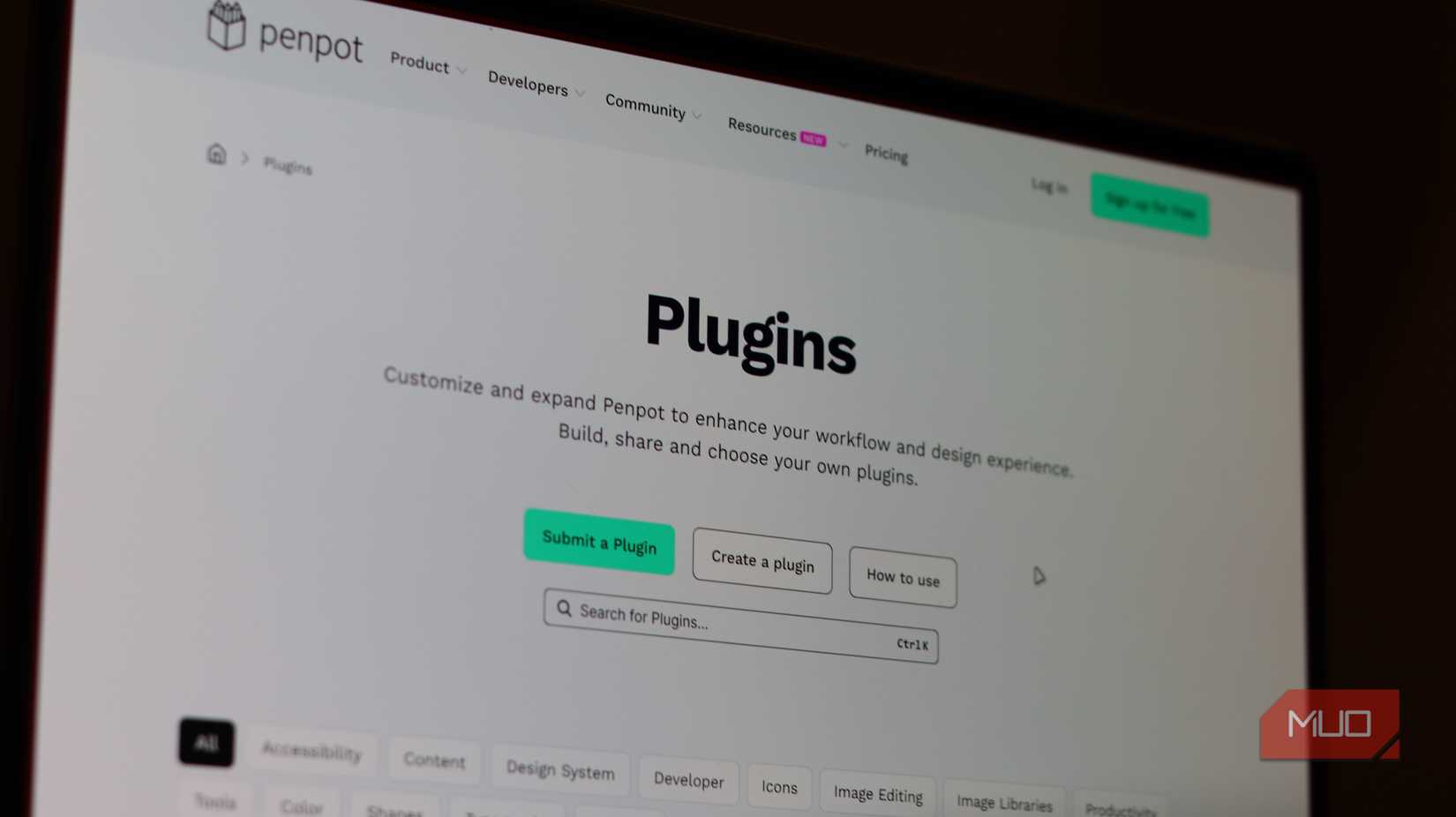 Penpot plugins website.
