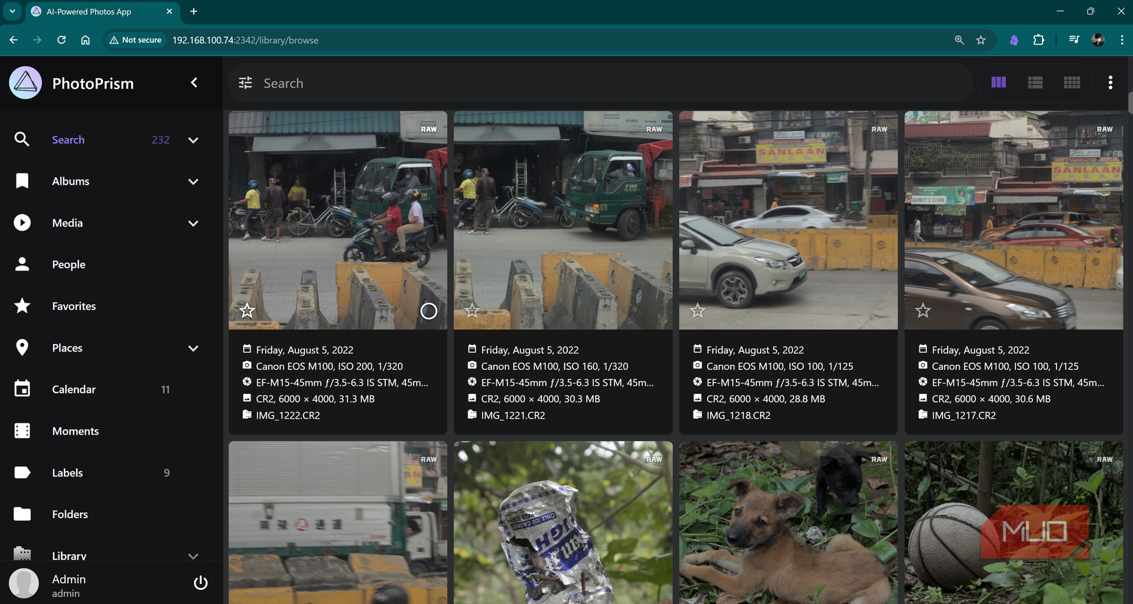 Uncompressed file support