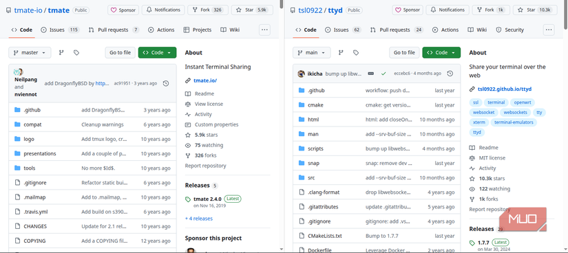 picking the right tool tmate or ttyd