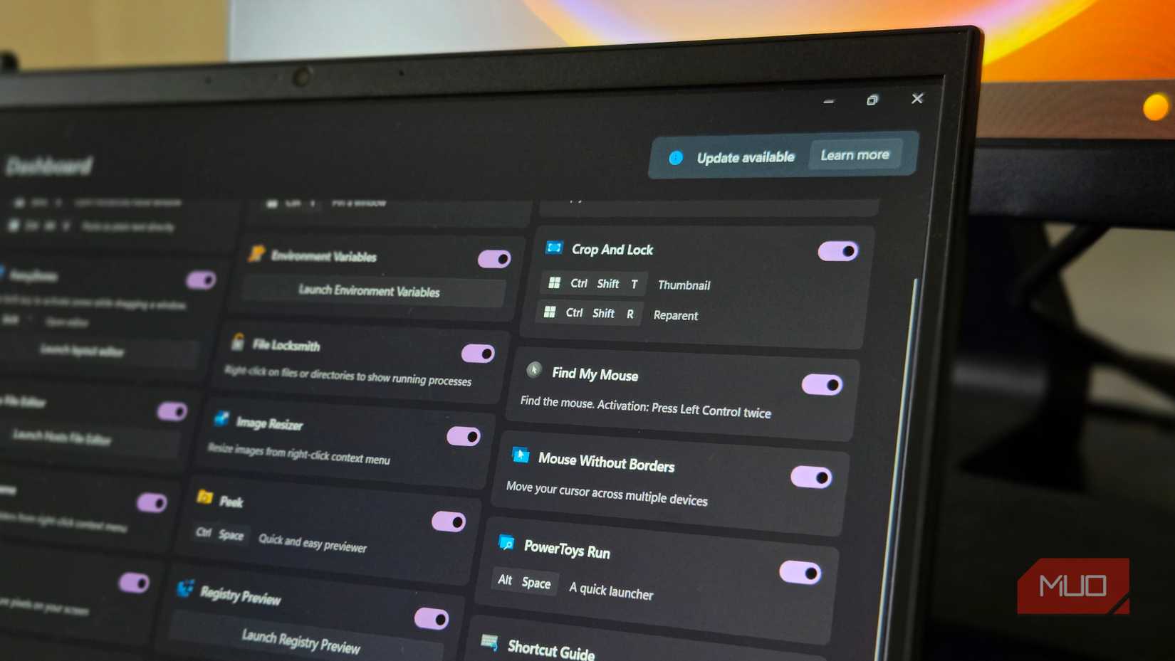 PowerToys Mouse Without Border app open in Windows 11