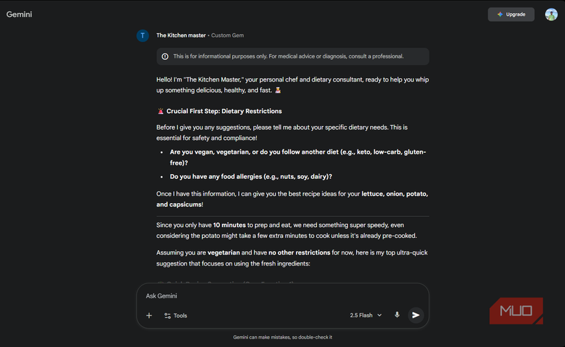 Healthy Chef custom Gemini Gem.