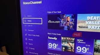 The menu of The Roku Channel