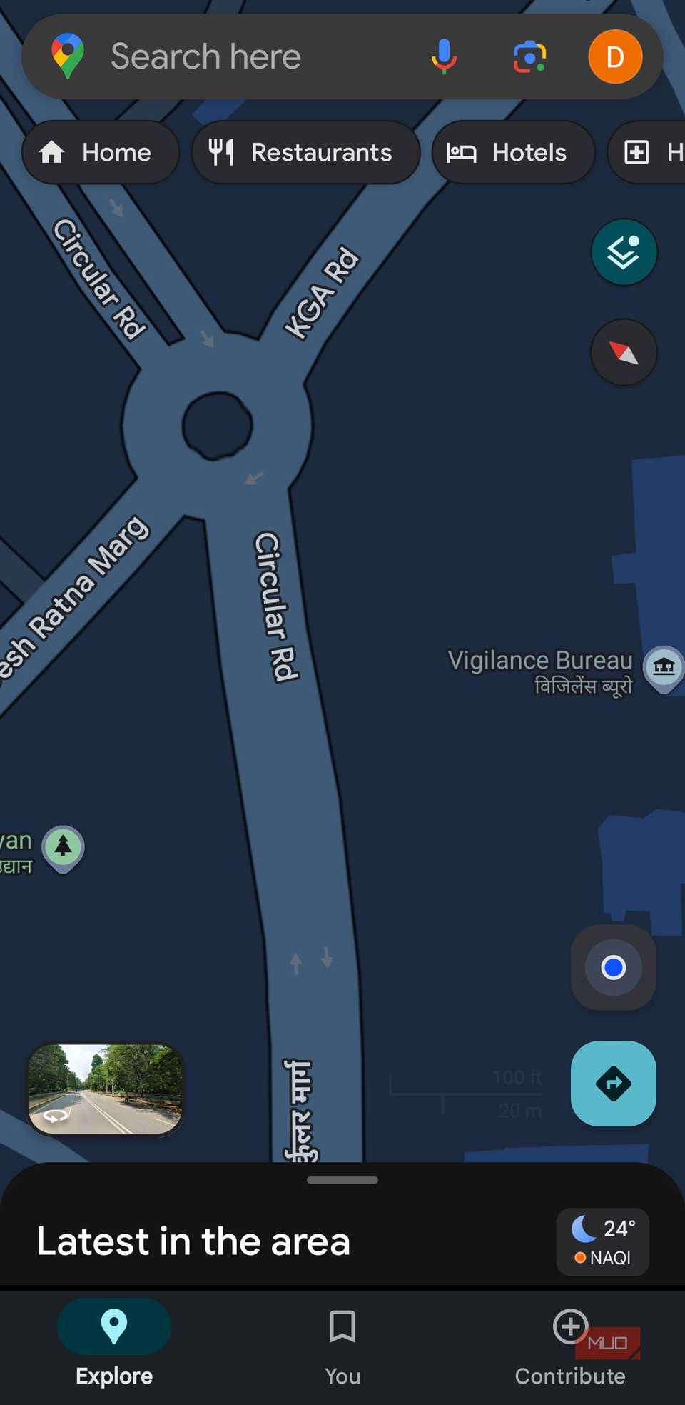 Google Map Tiltview I can’t imagine driving without these 4 Google Maps gestures