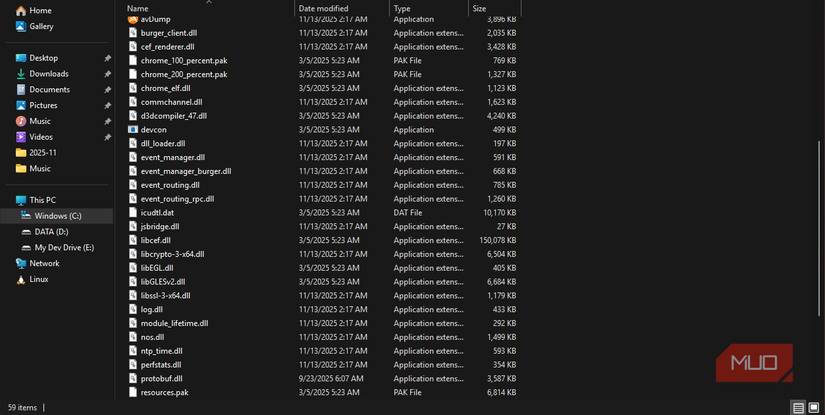 Several app related DLLs on Windows